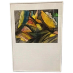 Vintage Origineel Aquarel Schilderij, Ingelijst thumbnail 1