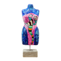 Kleurrijk Torso Beeld Moderne Kunst