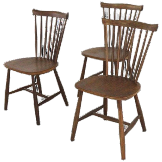 3 Pastoe Spijlenstoelen Vintage Stoelen 1