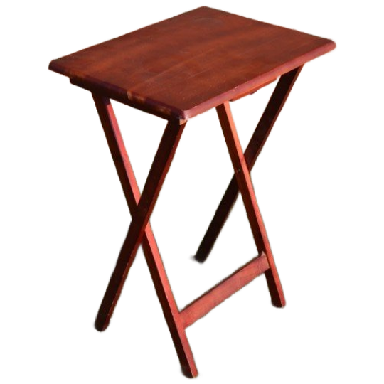 Bijzettafeltje Opklapbaar Van Hout 1
