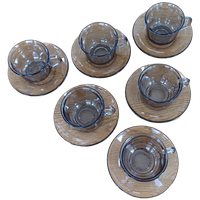6 Arcoroc Kop En Schotels Rookglas
