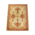 Luxe Vloerkleed Met Voornamelijk Gele En Rode Kleuren 300x200cm thumbnail 1