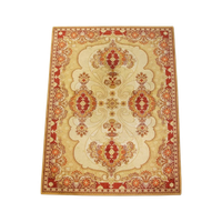 Luxe Vloerkleed Met Voornamelijk Gele En Rode Kleuren 300x200cm
