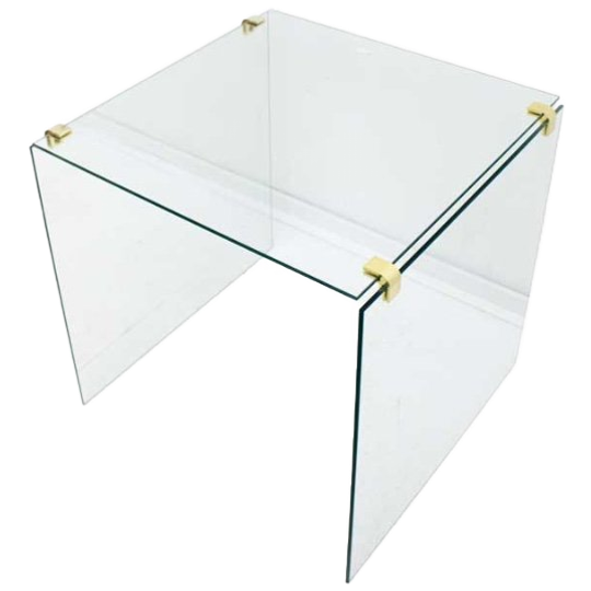 Glazen Bijzettafel Galotti Radice-stijl - Reliving 1