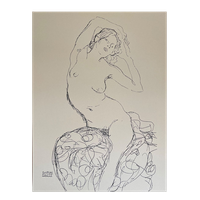 Gustav Klimt (1862-1918), Seated Nude, 1914-16, Published In Italy