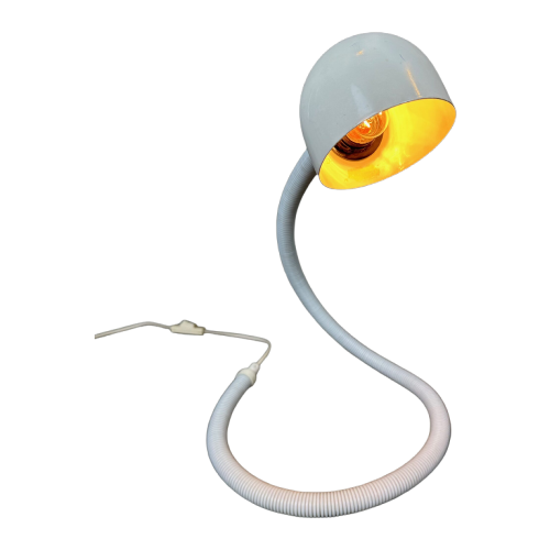 Vintage ‘Snake’ Lamp – Wit