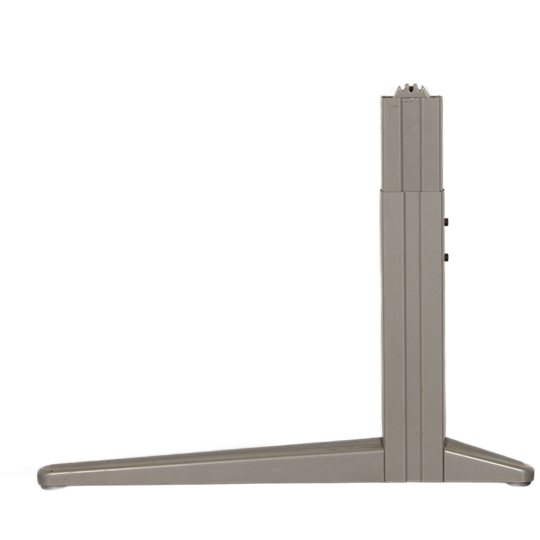 Ahrend Essa L-poot, Aluminium, Hoogte Instelbaar 1
