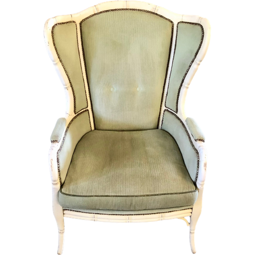 Brocante Fauteuil, Wingback Chair, Oorfauteuil Reliving