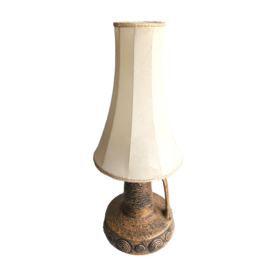Vintage West-germany Keramiek Vloerlamp, Jaren '60/'70 1