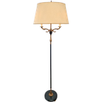 Empire Bouillotte Vloerlamp The Swan Zwaan Regency Messing thumbnail 1