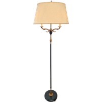 Empire Bouillotte Vloerlamp The Swan Zwaan Regency Messing