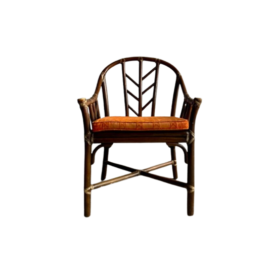 Vintage Rattan Armchairs(6pcs) From Mcgurie, 1970s 1