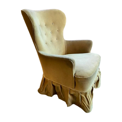 Artifort Hoge Wingback Fauteuil Design Theo Ruth , Jaren 50