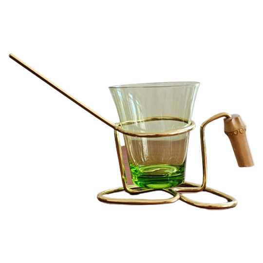 Fifties Jaren 50 Notenschaaltje Snackrekje Groen 1