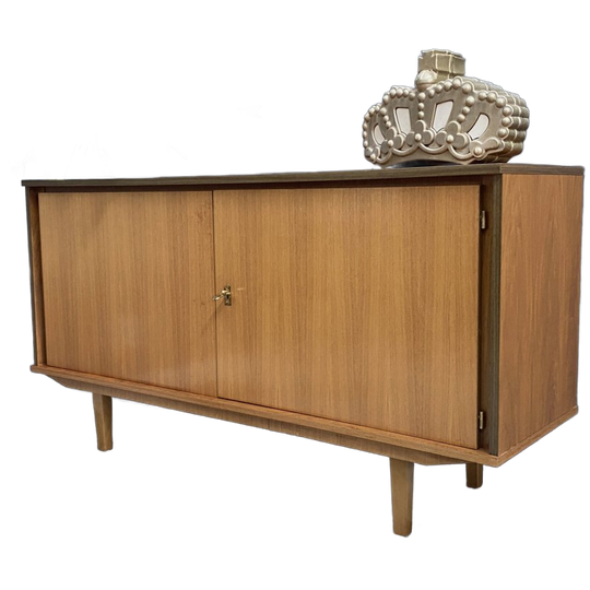 2 Door Wood Sideboard From Sweden 1