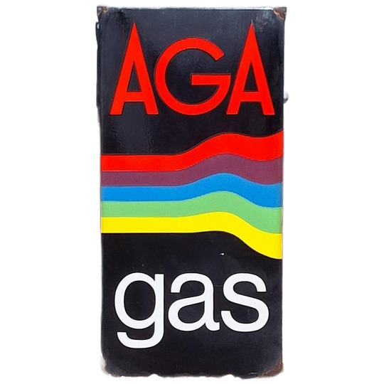 Tof Emaille Langcat Bussum Reclamebord Van Aga Gas️️⛽️ 1