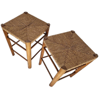 Paar Vintage Beukenhouten Krukken