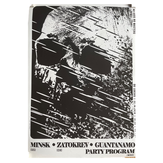 J. Zasada, No Gods No Masters, Minsk, Zatokrev, Guantanamo, Printed In Poland 2018 1