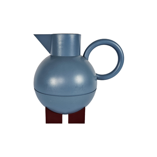 Alessi - Michael Graves - 'euclid' - Thermoskan - Grijs/blauw - 1994 1
