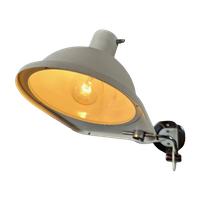 1970’S White Satin Italian Wall Lamp By Grignani For Luci