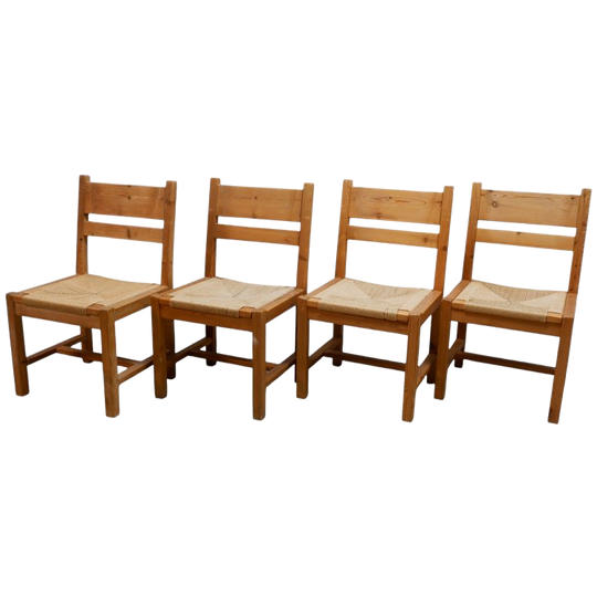 Set Van 4 Deense Stoelen Van Tage Poulsen 1