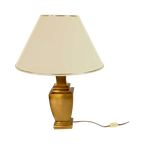 Hollywood Regency - Deknudt - Maison Jansen Stijl - Messing - Goud - Tafellamp - 80'S thumbnail 1