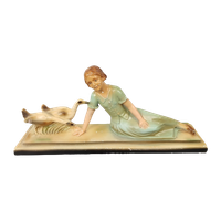 Gipsen Art Deco Beeld Pecchioli