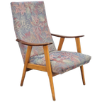 Vintage Fauteuil Deens Design Mid Century Modern ‘60 Beuken thumbnail 1