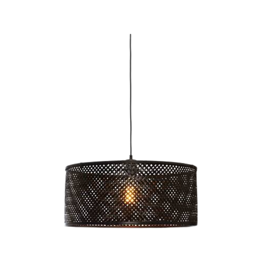 Good&mojo Hanglamp Java - Bamboe Zwart - Ø50cm - Tweedekans 1