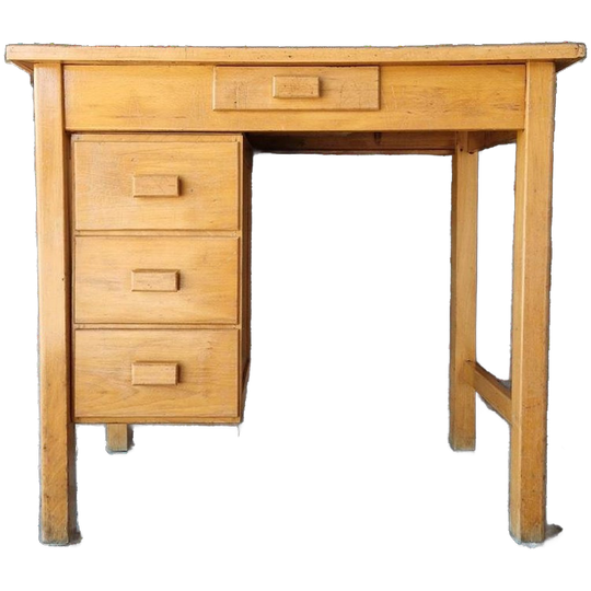 Bruynzeel Vintage Bureau Jaren 50 Bureautje Piet Zwart 1