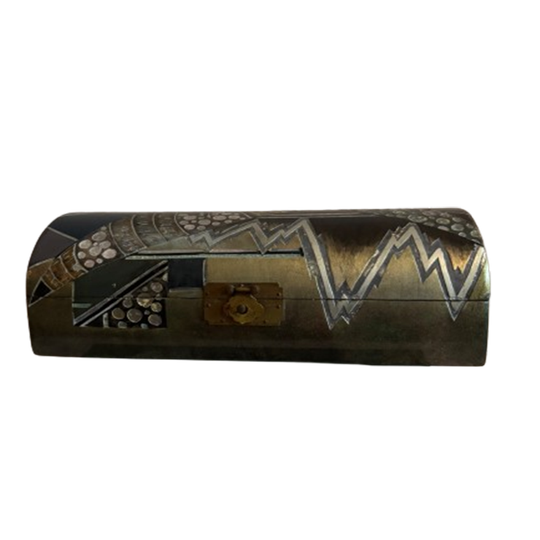 Vintage Postmoderne Memphis Stijl Kist 1