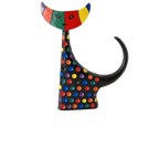 80's Vintage Houten Beeld Poes Kat thumbnail 1