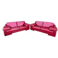 Natuzzi Bank. Leer. Italië.