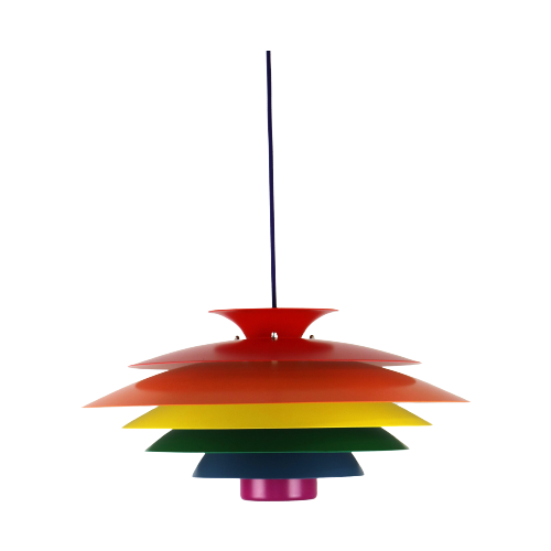 Xl Unieke Regenboogkleurige Plafondlampen Van Formlight *** Model 52580 *** Topkwaliteit Van Deen