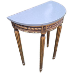 Antiek Italiaans Sidetable, Wandconsole, Bijzettafeltje thumbnail 1