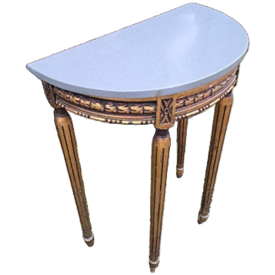 Antiek Italiaans Sidetable, Wandconsole, Bijzettafeltje 1