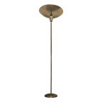 Nickel Plated / Bowl Floor Lamp 1970s thumbnail 1