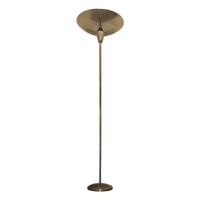 Nickel Plated / Bowl Floor Lamp 1970s