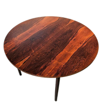 Vintage Ronde Uitschuifbare Eettafel, Prachtige Nerf
