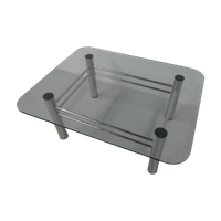 Salontafel Glas 1970's