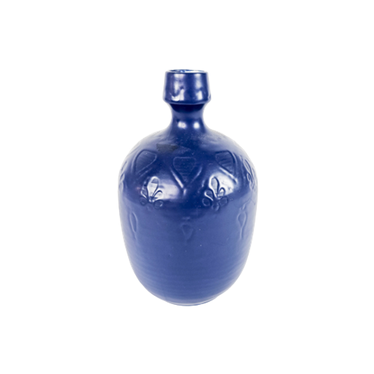 Potterie De Olde Kruyk - Milsbeek - Flesvaas - Blauw - Gesigneerd - 1927-2016 1