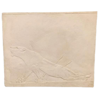 Assyrisch Reliëf Van Gewonde Leeuwin, Muurkunst, 86 X 74 Cm