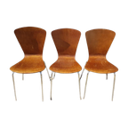 Set Van 3 Deens Design Vintage Vlinderstoelen, Stoelen😍 thumbnail 1
