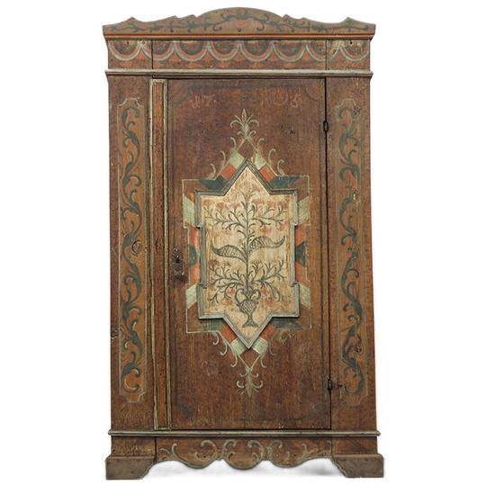 Antieke Beschilderde Bruidskast 1795 1