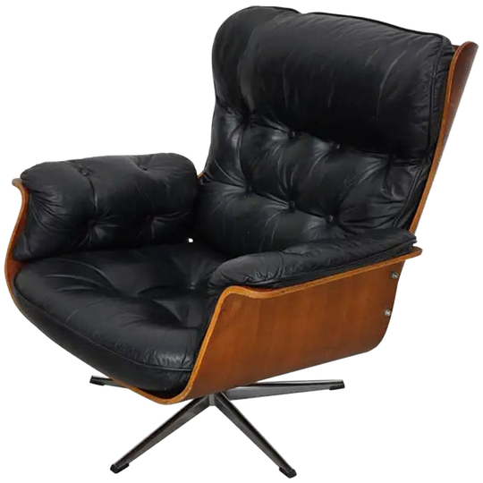 Vintage Fauteuil / Loungestoel Door Martin Stoll Voor Giroflex Duitsland, Jaren 1960 1