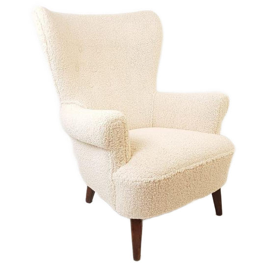 Vintage Artifort Theo Ruth Heren Fauteuil Teddy Nieuwe Stof 1