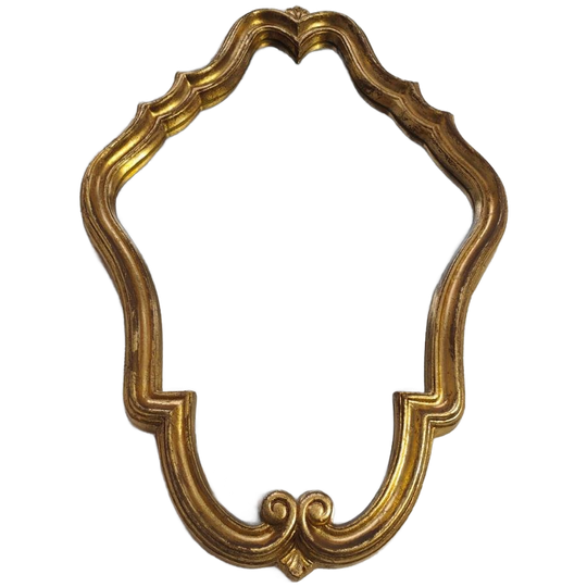 Vintage Gouden Regency Spiegel Kuifspiegel Schouwspiegel 312 1