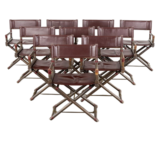 X Regisseurstoelen Van Elinor En John Mc Guire Voor Lyda Levi 1