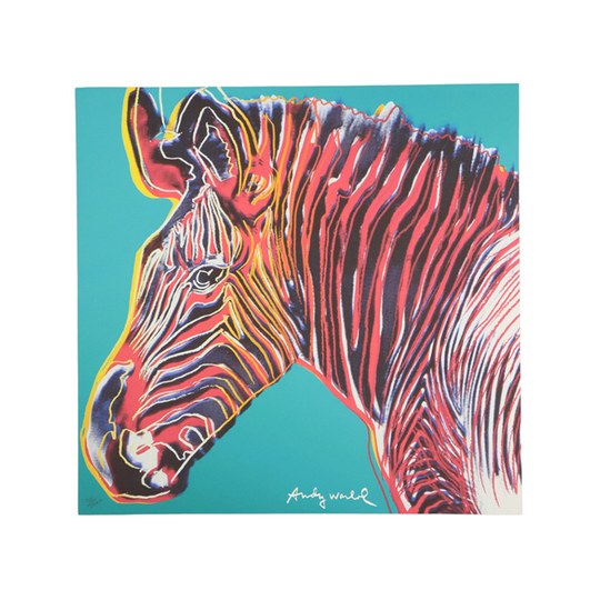 Offset Litho Naar Andy Warhol Grevy’s Zebra 201/2400 Pop Art Kunstdruk 1