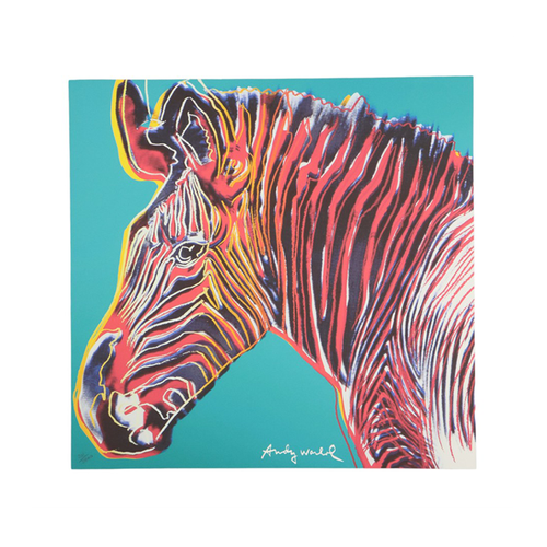 Offset Litho Naar Andy Warhol Grevy’S Zebra 201/2400 Pop Art Kunstdruk